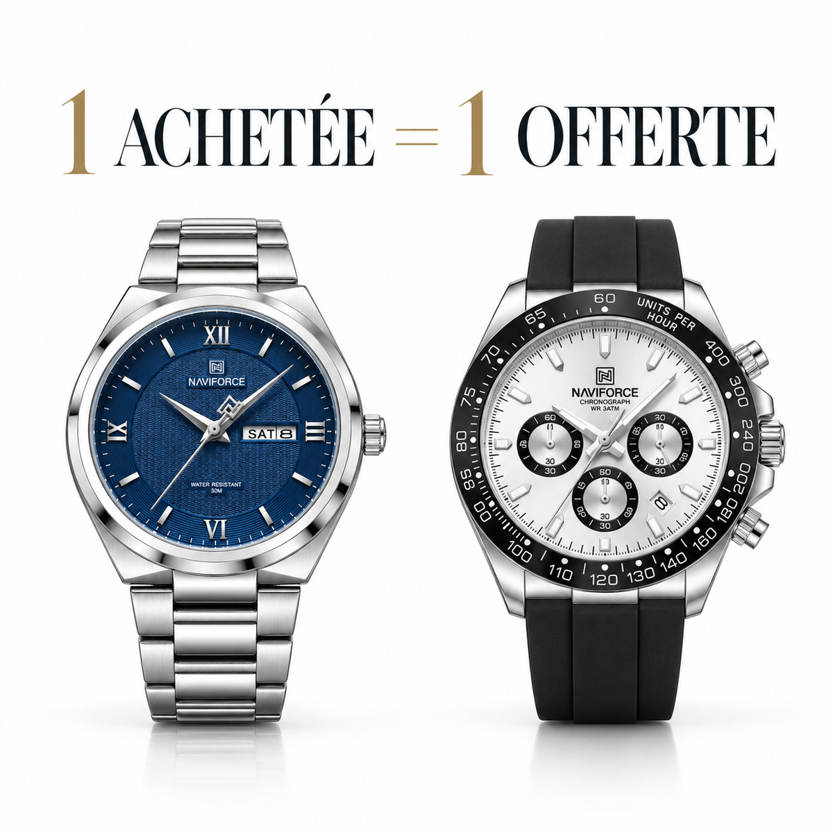 ⚜️ Signature Bleu | Chronograph Classic ★ +41 000 Clients Satisfaits